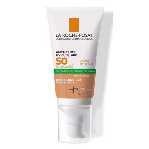 LA ROCHE POSAY ANTHELIOS XL SPF 50+ ANTİ-SHİNE DRY TOUCH 50 ML GÜNEŞ KREMİ ( TİNTED ) ( YAĞLI VE HASSAS CİLTLER İÇİN )