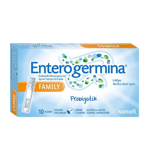ENTEROGERMİNA FAMİLY PROBİYOTİK 10 FLAKON (AİLE)