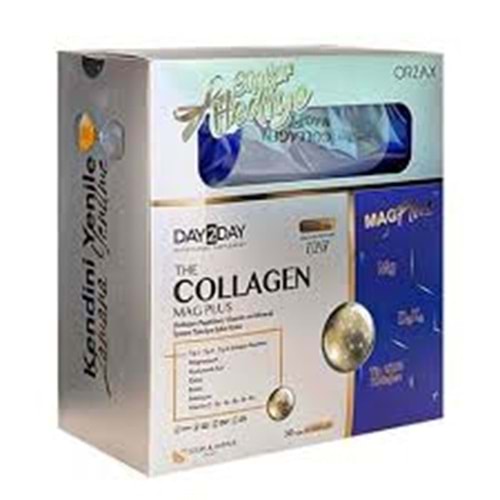 OCEAN DAY 2 DAY THE COLLAGEN ( KOLAJEN ) MAG PLUS TİP 1-2-3 30 SAŞE ( ÇİLEK KARPUZ) ( SHAKER HEDİYELİ )