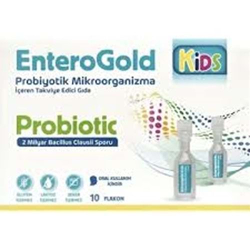 ENTEROGOLD KİDS PROBİOTİC 10 FLAKON
