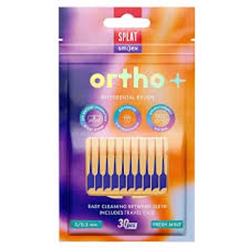 SPLAT SMİLEX ORTHO+ARAYÜZ FIRÇASI SOFT 30 AD.,S NANE