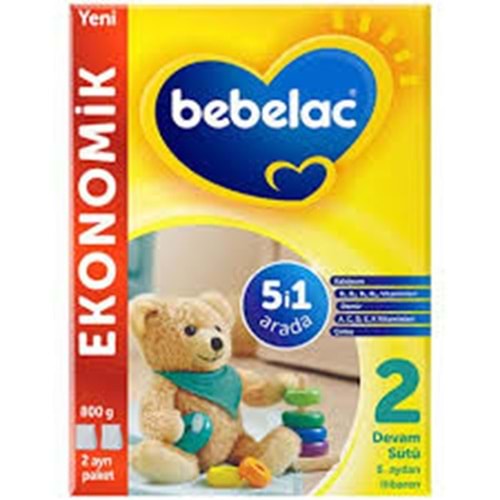 BEBELAC MAMA BEBEK SÜTÜ 6+ AY 800 GR NO : 2