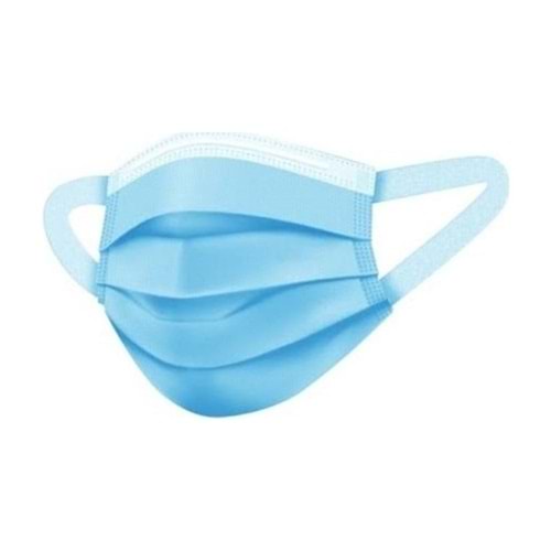 MASKE LASTİKLİ 50 Lİ MAVİ
