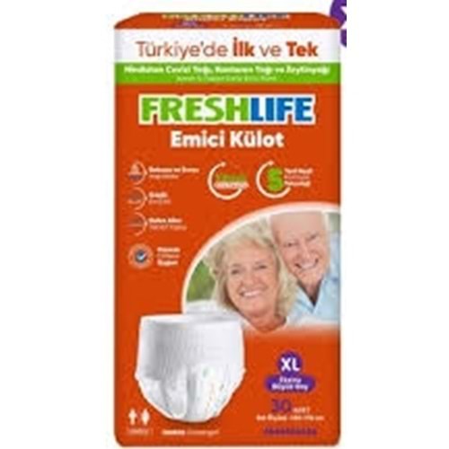 FRESLİNE KÜLOTLU HASTA BEZİ 30 LU XLARGE