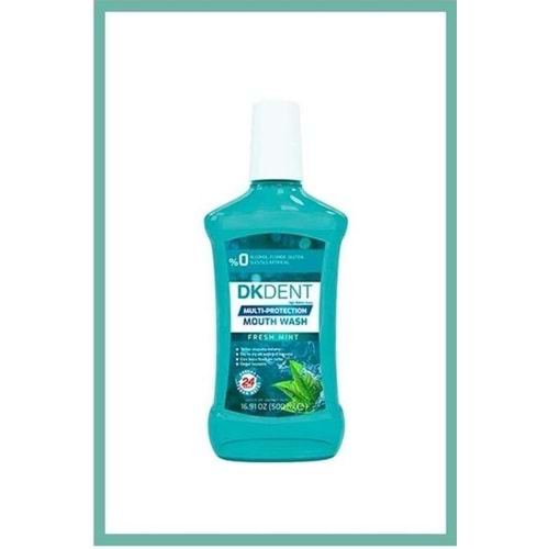 DERMOKİL DKDENT AĞIZ BAKIM SUYU CLOVE FRESH MINT 500 ML.