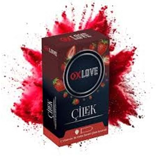 OXLOVE PREZERVATİF 10 LU ( ÇİLEK AROMALI )