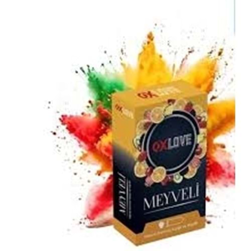 OXLOVE PREZERVATİF 10 LU ( MEYVELİ )