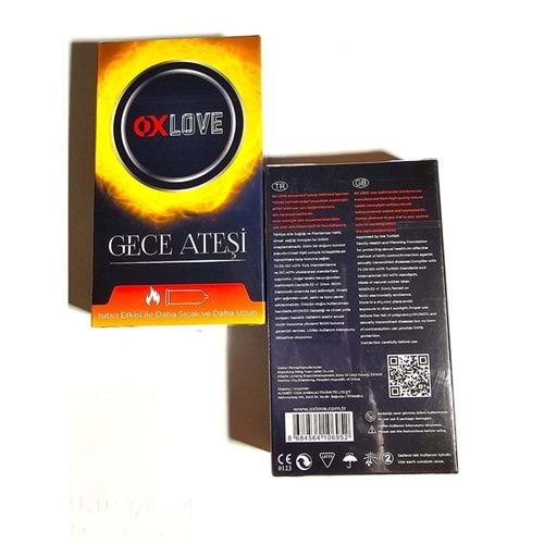 OXLOVE PREZERVATİF 10 LU ( GECE ATEŞİ )