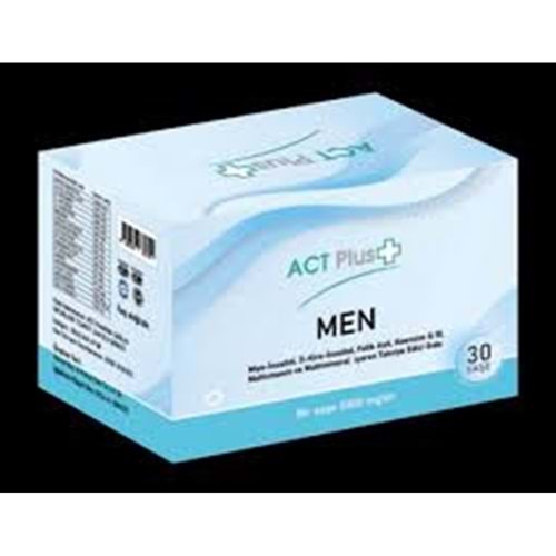 ACT PLUS MEN 30 SAŞE TAKVİYE EDİCİ GIDA ( 1 SAŞE 5000 MG DIR ) ( İNFERTİLİTE )