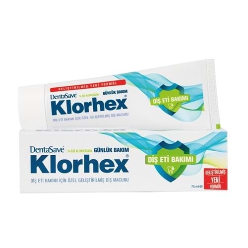 DENTASAVE KLORHEX % 0,05 KLORHEKSİDİN DİŞ MACUNU 75 ML ( GÜNLÜK BAKIM )