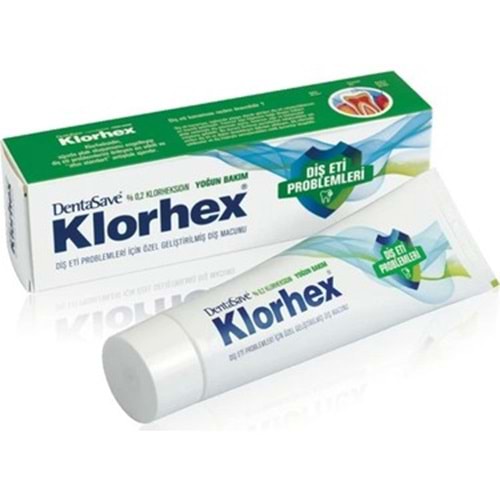 DENTASAVE KLORHEX % 0,2 KLORHEKSİDİN DİŞ MACUNU 75 ML ( DİŞ ETİ BAKIMI )