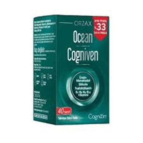 OCEAN COGNİVEN 40 KAPSÜL (ÜRİDİN,MONOFOSFAD,SİTİKOLİN,)