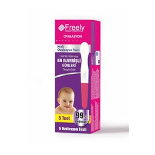 FREELY HIZLI OVULASYON TESTİ 5 Lİ PAKET