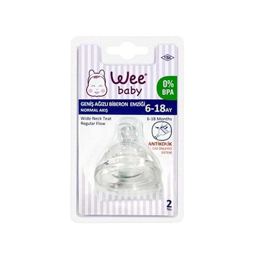 WEE GENİŞ AĞIZLI BİBERON EMZİĞİ NO: 2 853