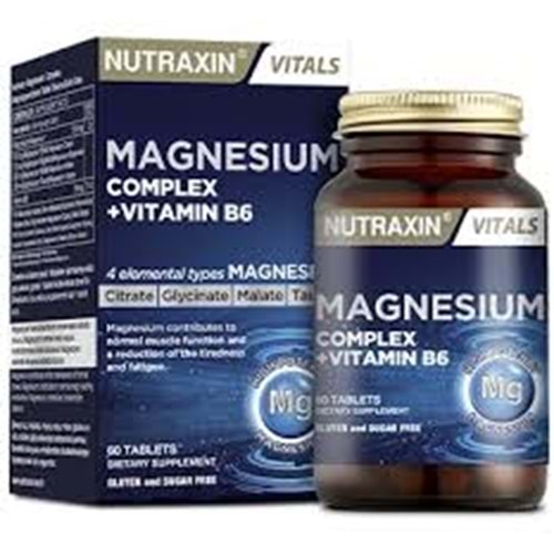 NUTRAXIN MAGNESIUM COMPLEX VİTAMİN B6 60 TABLET