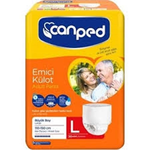 CANPED EMİCİ KÜLOT BEZ 30 LU LARGE