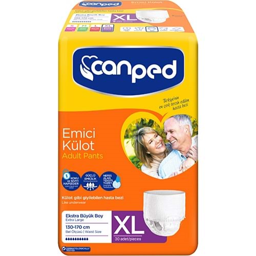 CANPED EMİCİ KÜLOT BEZ 30 LU XLARGE