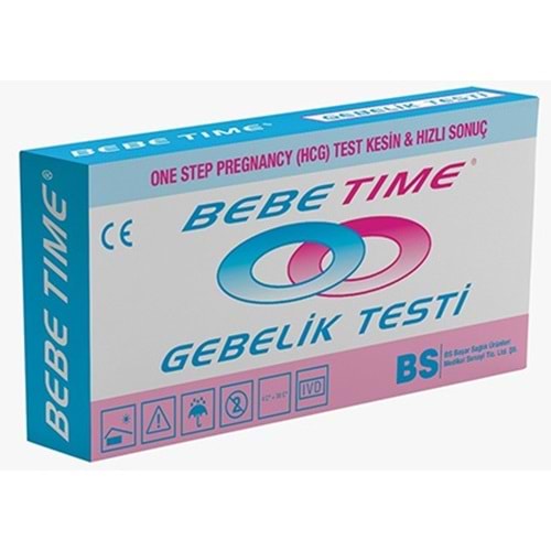 BEBE TİME GEBELİK TESTİ KUTULU