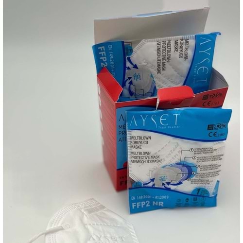 AYSET MASKE 10 LU MELTBLOWN SİYAH