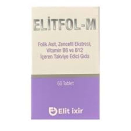 ELİTFOL-M FOLİK ASİT 60 TABLET
