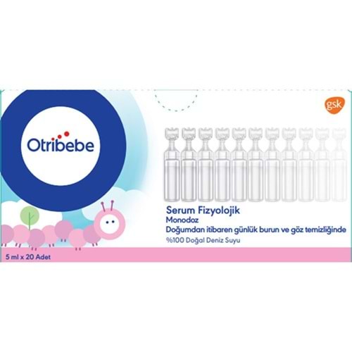 OTRİBEBE SERUM FİZYOLOJIK MONODOZ 5 ML 20 FLAKON