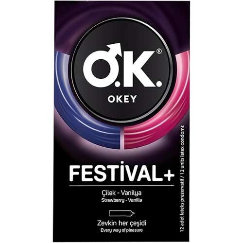 OKEY PREZERVATİF FESTİVAL 12 Lİ