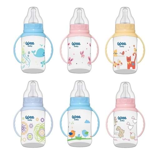 WEE 744 KULPLU BİBERON 150 ML.