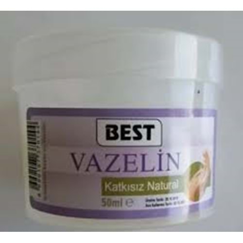 BEST VAZELİN KATKISIZ NATURAL 50 ML.