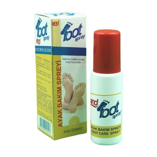 AND FOOD AYAK BAKIM SPREYİ 30 ML.
