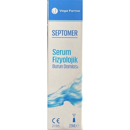 SEPTOMER SERUM FİZYOLOJİK BURUN DAMLA 25 ML