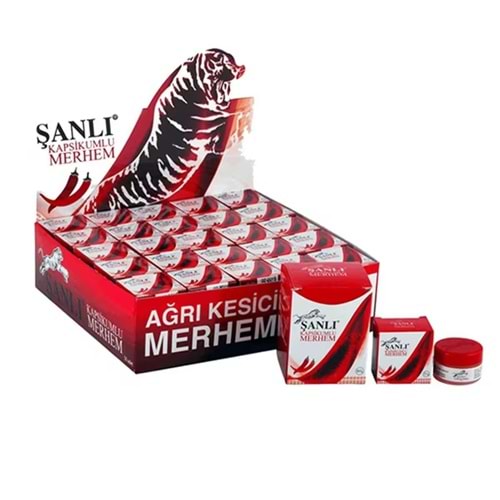 ŞANLI KAPSİKUMLU MERHEM 3,5 GR. 24 LÜ