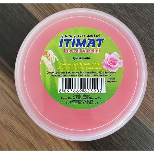 İTİMAT VAZELİN PEMBE 125 ML