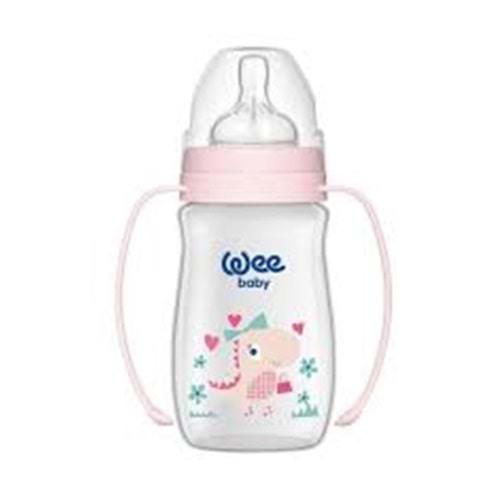 WEE KLASİK GENİŞ AĞIZLI KULPLU PP 250 ML BİBERON ( 138 )