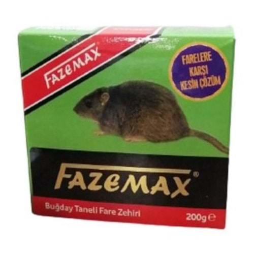 FAZEMAX BUĞDAY TANELİ FARE ZEHİRİ 200 GR