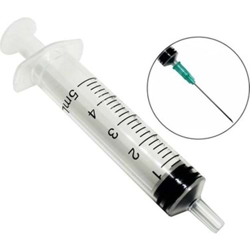 HELMED ENJEKTÖR 5 CC YEŞİL 200 LÜ PAKET