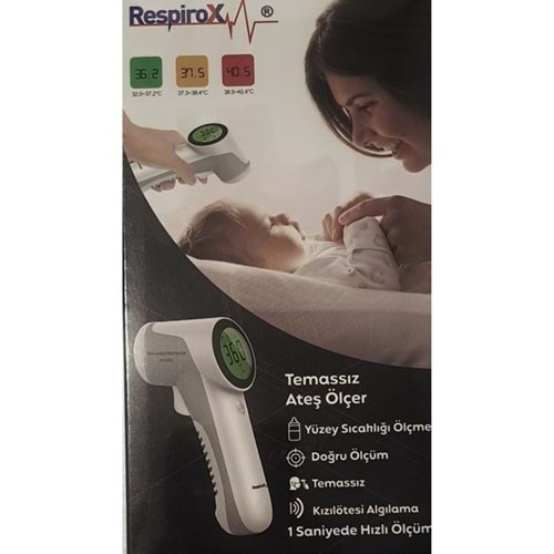 RESPİROX TEMASSIZ ATEŞ ÖLÇER JM-01801 (TABANCA TİPİ)
