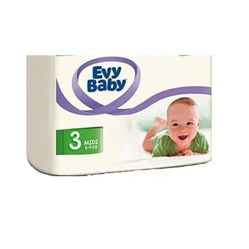 ÇOCUK BEZİ NO:3 EVY BABY 30 LU