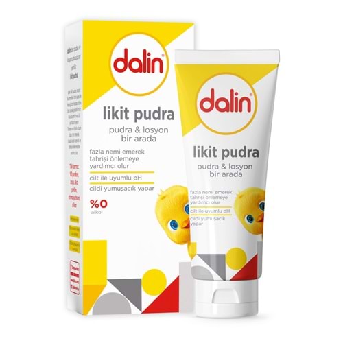 DALİN LİKİT PUDRA 100 ML ( PUDRA & LOSYON BİR ARADA )
