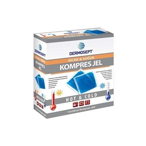 DERMOSEPT SICAK,SOĞUK TERMOJEL KOMPRES 13X26 CM