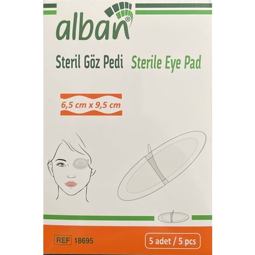 ALBAN GÖZ PEDİ YAPIŞKAN YETİŞKİN 5 Lİ