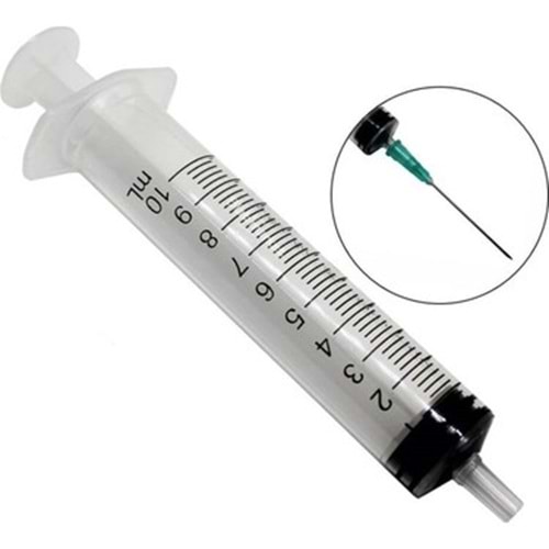 SETECOJECT 10 CC ENJEKTÖR YEŞİL (150 Lİ PAKET)