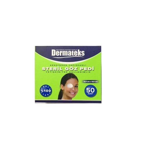 DERMATEKS GÖZ PEDİ YAPIŞKAN YETİŞKİN 50 Lİ