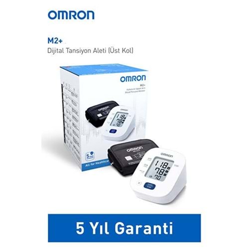 OMRON M2+ (HEM-7188-LE DİJİTAL TANSİYON ALETİ KOLDAN HAFIZALI ( 5 YIL FİRMA GARANTİSİ )