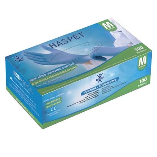 HASPET ELDİVEN NİTRİL MAVİ MEDİUM