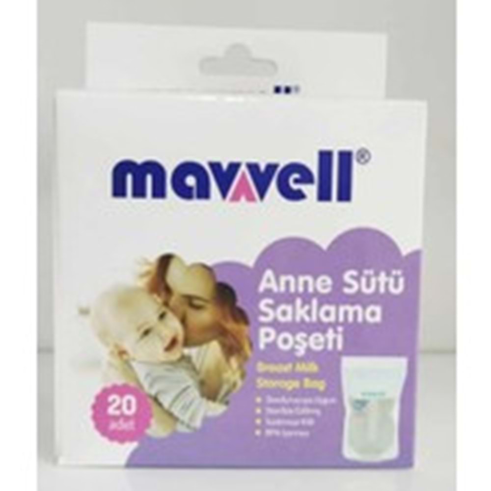 MAWELL SÜT SAKLAMA POŞETİ