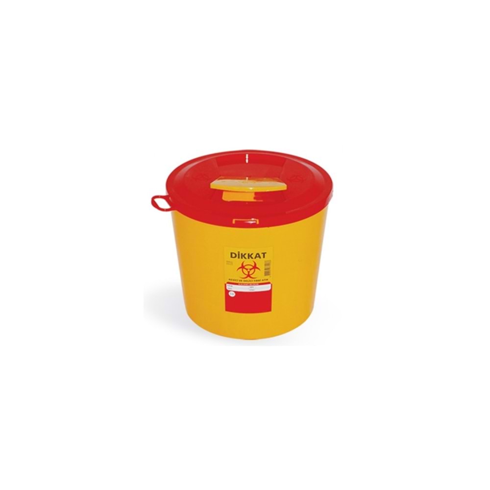 TAK TIBBİ ATIK KOVASI 5 LT.