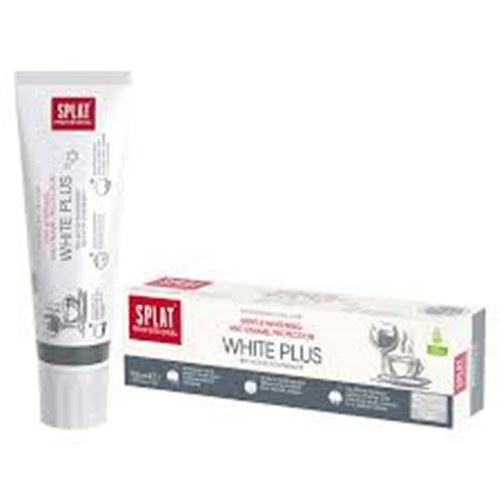 SPLAT DİŞ MACUNU WHITE PLUS 100 ML ( BEYAZLATICI )