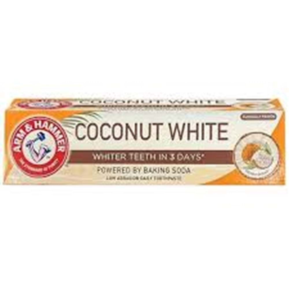 ARM & HAMMER COCONUT WHİTE DİŞ MACUNU 75 ML
