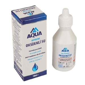 AQUA OKSİJENLİ SU 100 CC