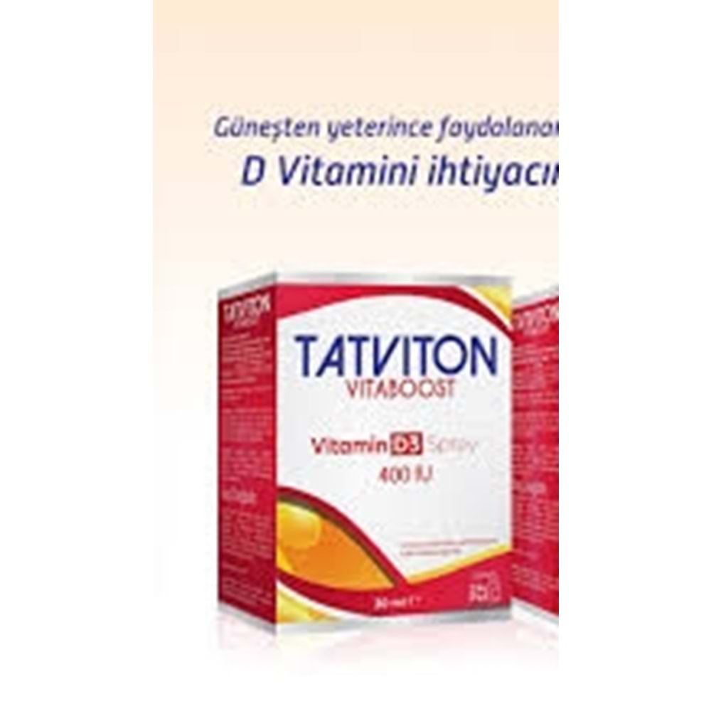 TATVİTON VİTAMİN D3 SPREY 20ML